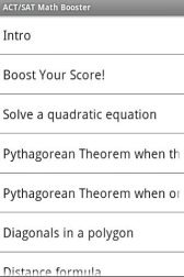 game pic for ACT SAT Math Booster